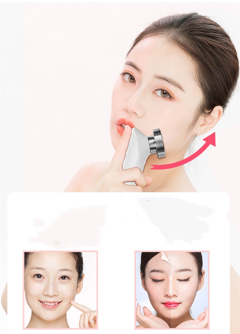 RF home facial lifting and tightening artifact