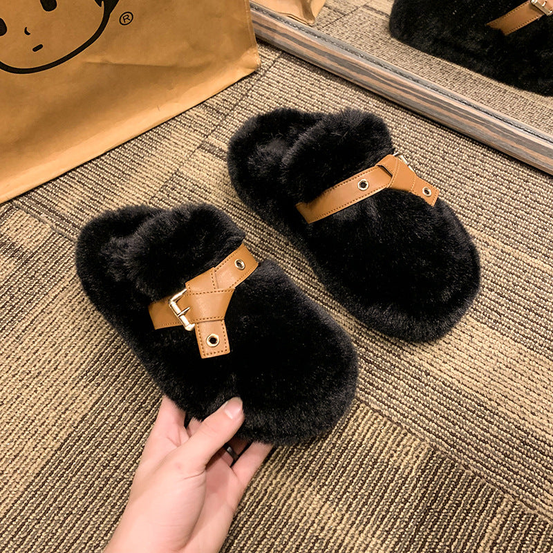 Thick Bottom Fluffy Slippers