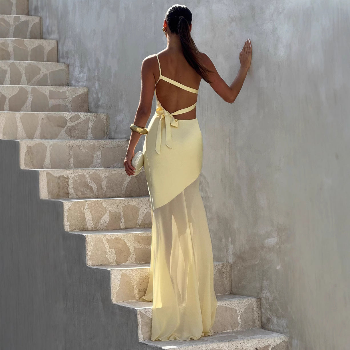 Tina Mesh Maxi Dress