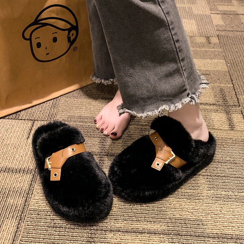 Thick Bottom Fluffy Slippers