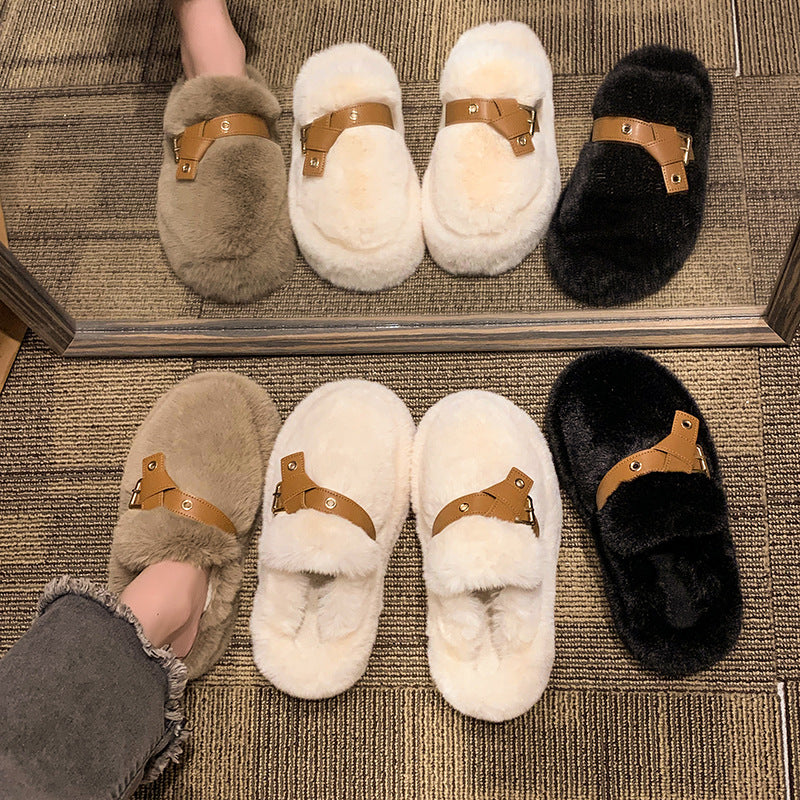 Thick Bottom Fluffy Slippers